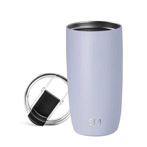 Simple Modern Voyager Tumbler with Flip Lid Travel Coffee Mug Insulated Stainless Steel Cold Brew Iced or Hot Coffee Cup Gifts for Women Men Her Him 16oz Dreamscape