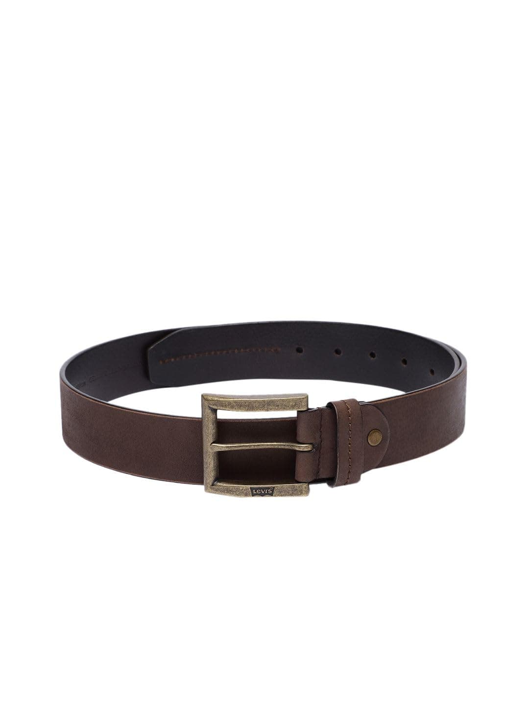 Levi's Men's Brown Solid Belt_36