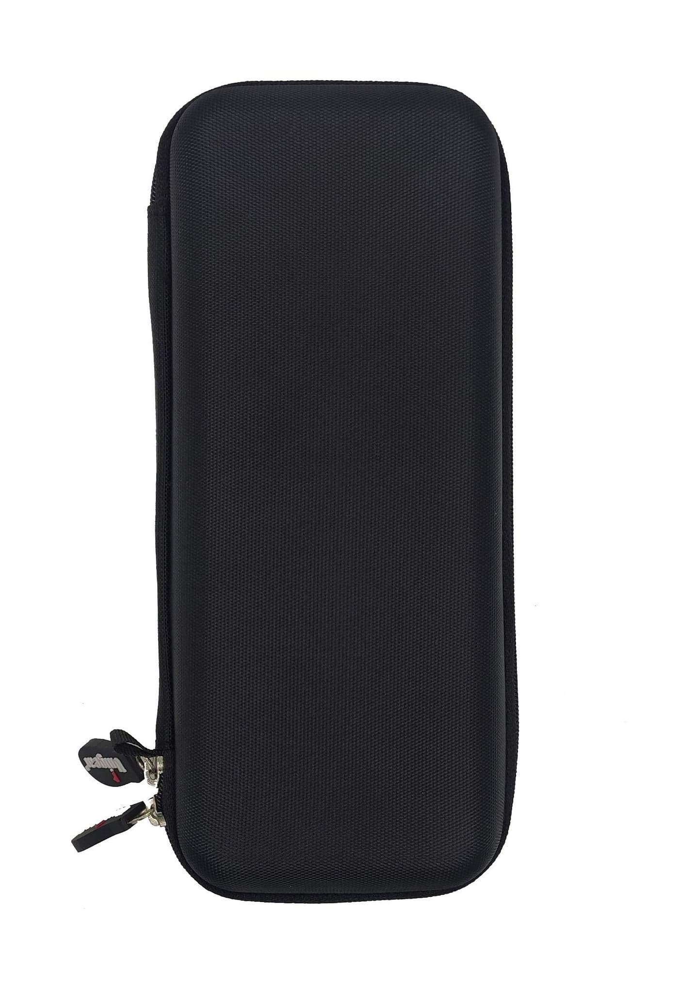 Unigear Polyester Eva Pencil Case Pen Pouch Holder Bag Stationery Box Large Storage Eva Hard Shell for School Supplies Office Stuff (Black, Medium)