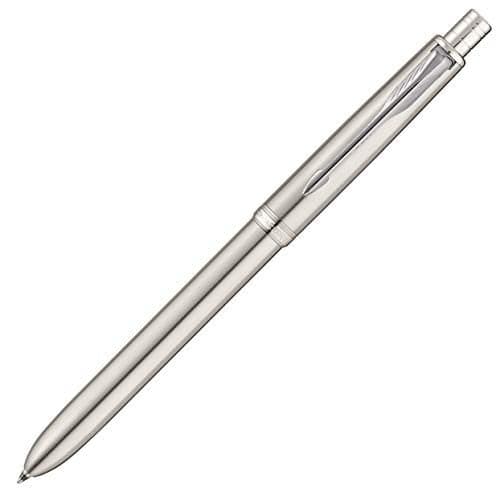 PARKER S111306720 Multifunctional Pen Stainless Steel CT 3 in 1 Ballpoint Pen 2 Colors Red Black Mechanical Pencil Gift Box Authentic Imported