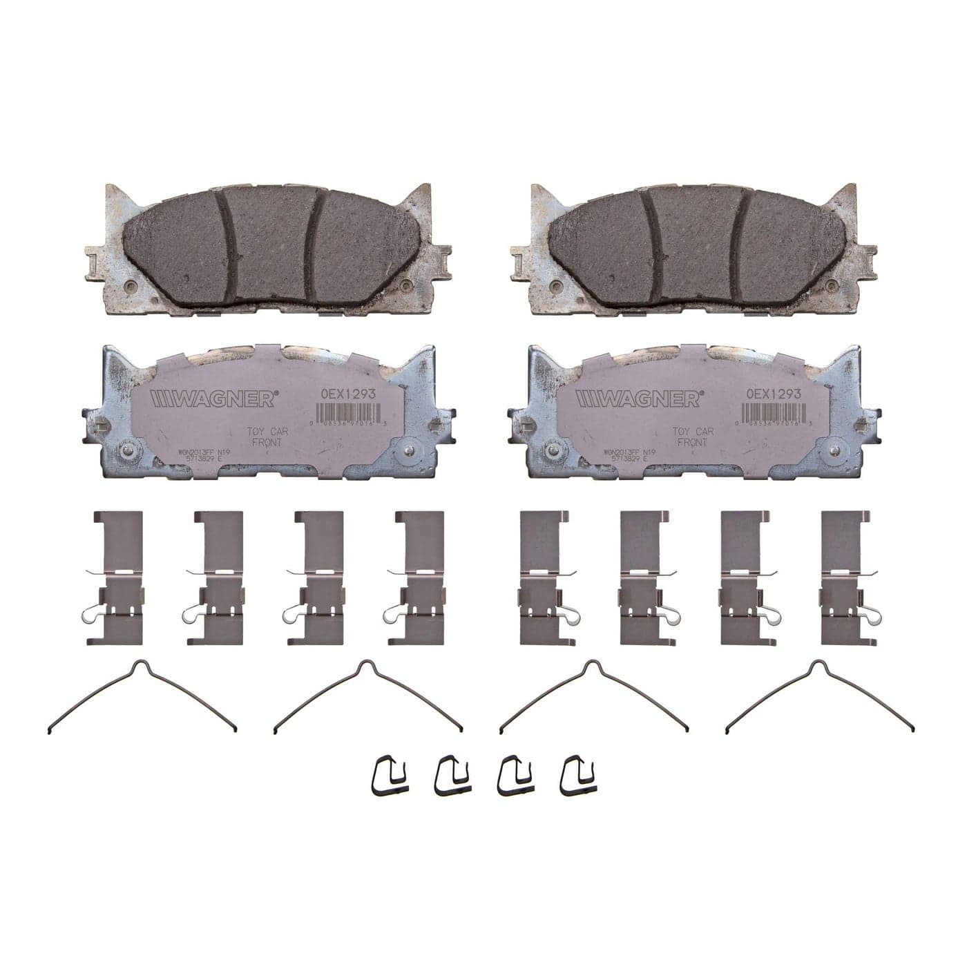 Wagner Brake OEX OEX1293 Disc Brake Pad Set Premium Ceramic
