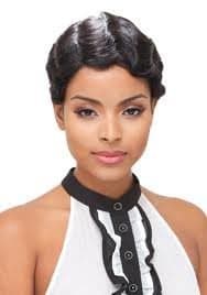 Janet Collection Human Hair Wig Mommy #2 Dark Brown