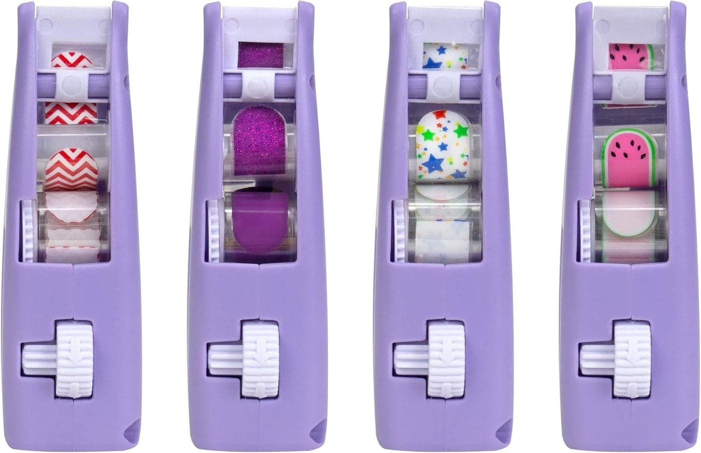 Blinger Nail Wand Refill Pack – 4-Piece Cartridges - Three Step Process, No Mess, Drying or Waiting – Perfect for School, Prom, Parties, Special Occasions – Exclusive