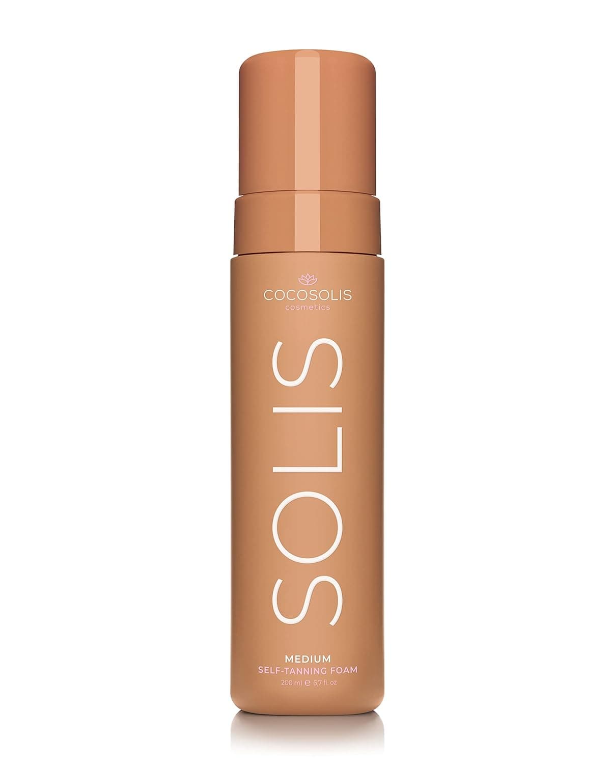 COCOSOLIS SOLIS medium selftanning lotion for face and body mousse for a rich natural and longlasting tan with plantbased DHA 200 ml