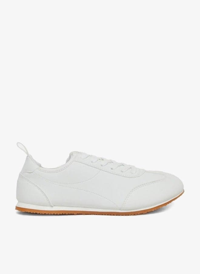 Leather Lace Up Sneakers