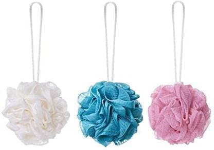 TWIREY loofah for bathing for women loofah for bathing scrub for men Set of 3 (Random Colour)