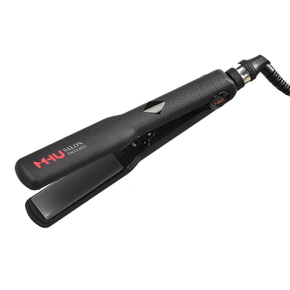 MHU Professional Keratin Hair Straightener 125 Wide Flat Iron Hair straightener Instant Heat Up Flat Iron 285450 Dual VoltageAuto Shut Off Updated Flat iron