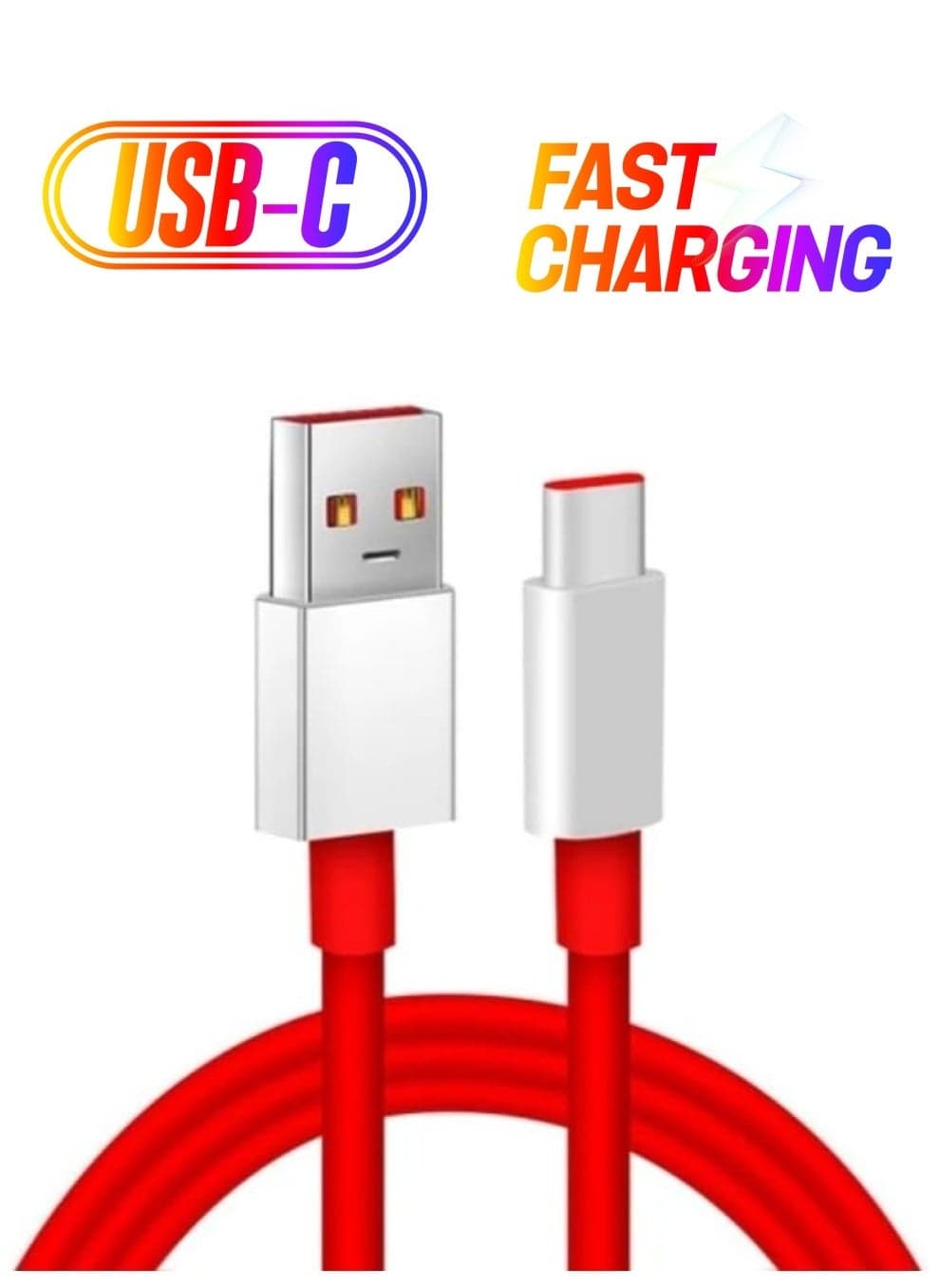 "100 cm Warp Charge Type-C Cable – Fast and Efficient Power Transfer"