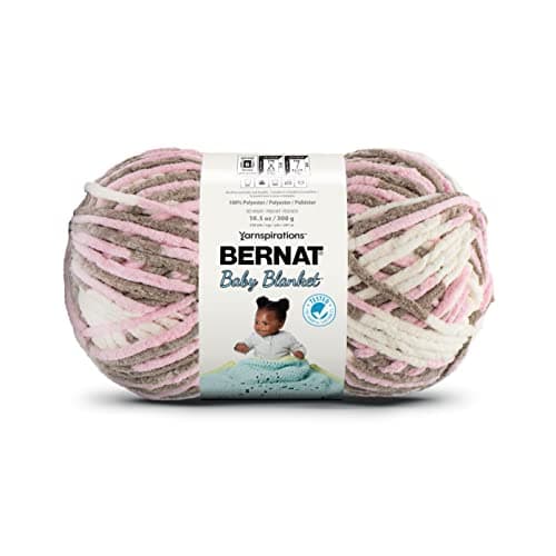 Bernat Baby Blanket Big Ball Little Petunias