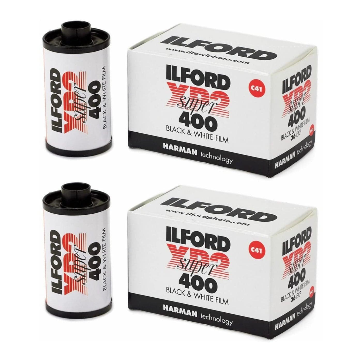 Ilford Black White 2 Pack XP2 Super 400 13536 Film