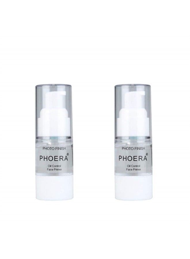 PHOERA Primer Face Foundation Primers,Face Primer for Makeup Long Lasting Hydrating Smoothing Isolated Moisturizing Oil Free Effect Make Up Base Matte Makeup Primer (2 * 18ml)