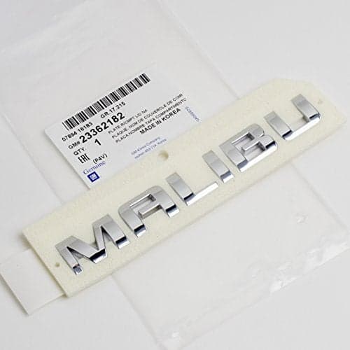 Genuine GM Chevrolet Malibu Trunk Emblem GM 23362182
