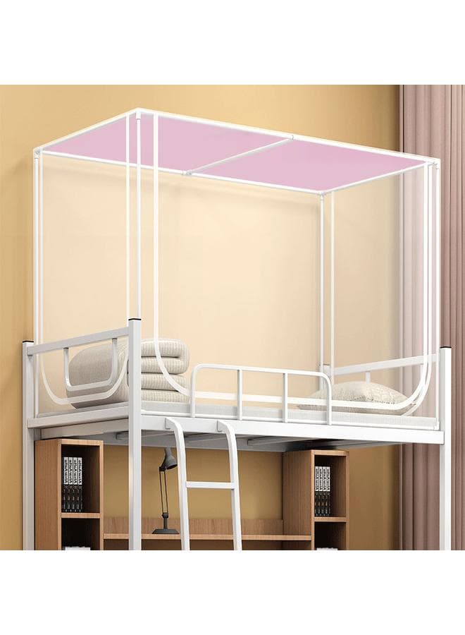 Student Mosquito Net Three-door Dormitory Bed Curtain Seat Zipper Curtain Dust Bedroom 90*190*90 Telescopic