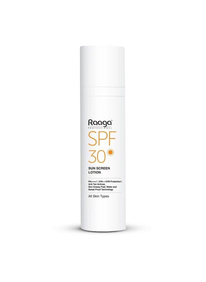 SPF 30 Sunscreen Lotion | PA++++, UVA + UVB Protection, Anti Tan Activities, Non-Greasy Feel, Water and Sweat Proof Technology (55 ml)