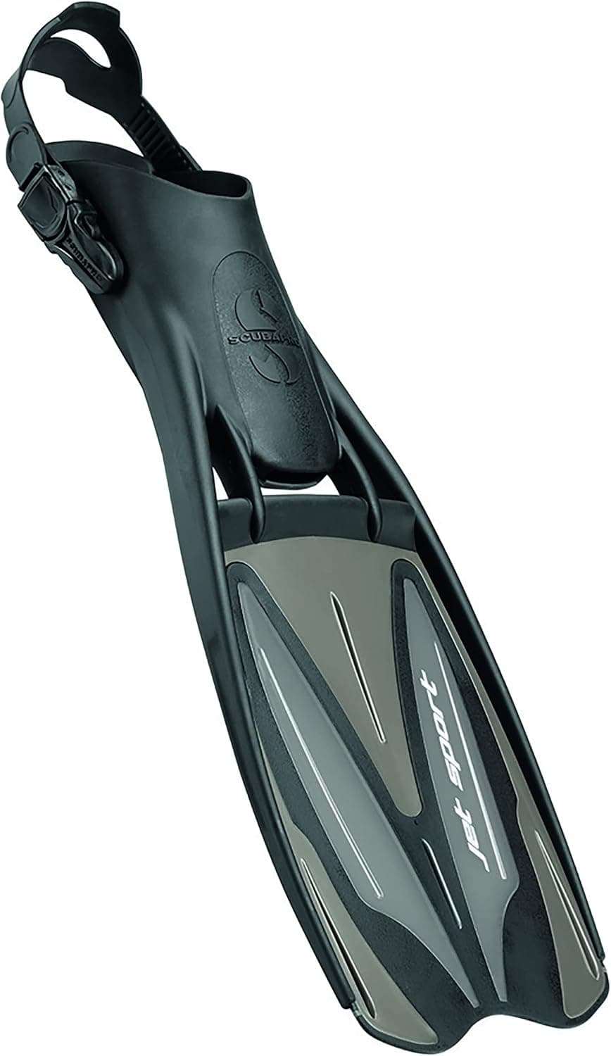 SCUBAPRO Jet Sport Adjustable Diving Fin BlackGray Small