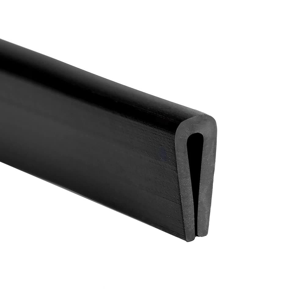 Tintvent Rubber Edge Trim Black U Channel PVC Plastic Metal Sharp Edge Protector Fit for 009 Length 10 Feet 305 Meter
