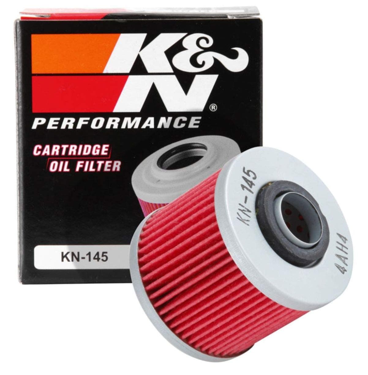 KN Motorcycle Oil Filter High Performance Premium Designed to be used with Synthetic or Conventional Oils Fits Select Yamaha Vehicles KN145