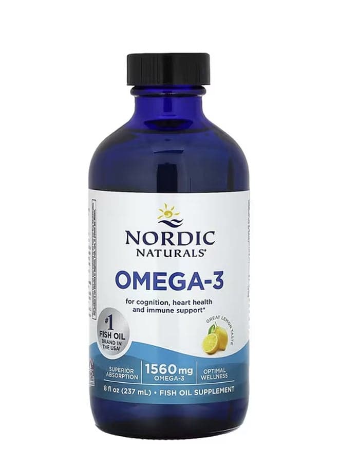 Omega-3 Lemon 1560 mg 8 fl oz (237 ml)