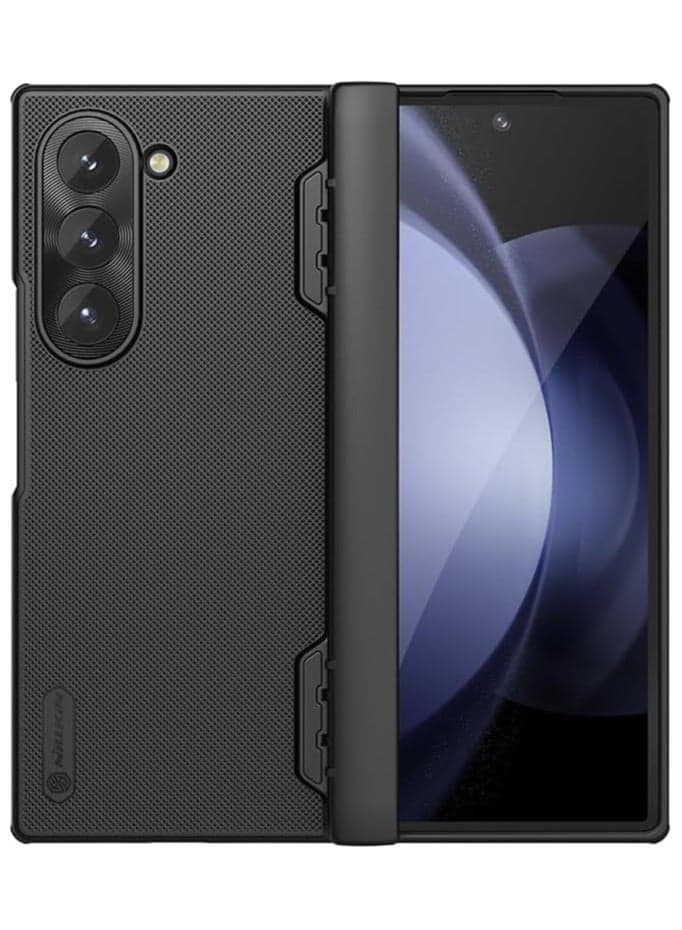 Case Compatible with Samsung Galaxy Z Fold 6 5G, Frosted Shield Slim Fit Matte Hard PC Back Shell Soft TPU Frame Camera Protection Shockproof Folding Cover