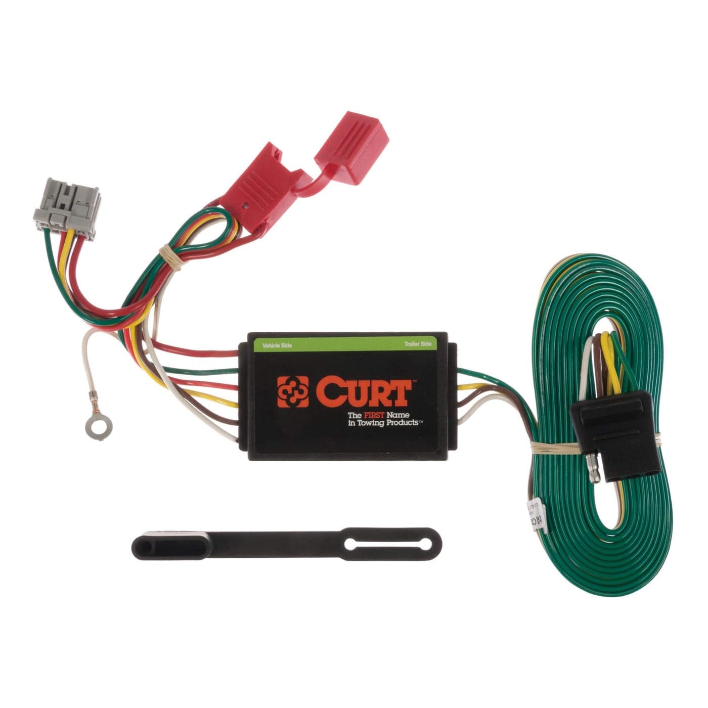 CURT 56161 VehicleSide Custom 4Pin Trailer Wiring Harness Fits Select Honda Odyssey