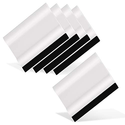 EHDIS 3"Block Squeegee Mini Car Rubber Squeegee for Kitchen Glass,Car Window Windshield,Film,Stickers,Decals and Vinyl Applicator Tool, Pack of 5