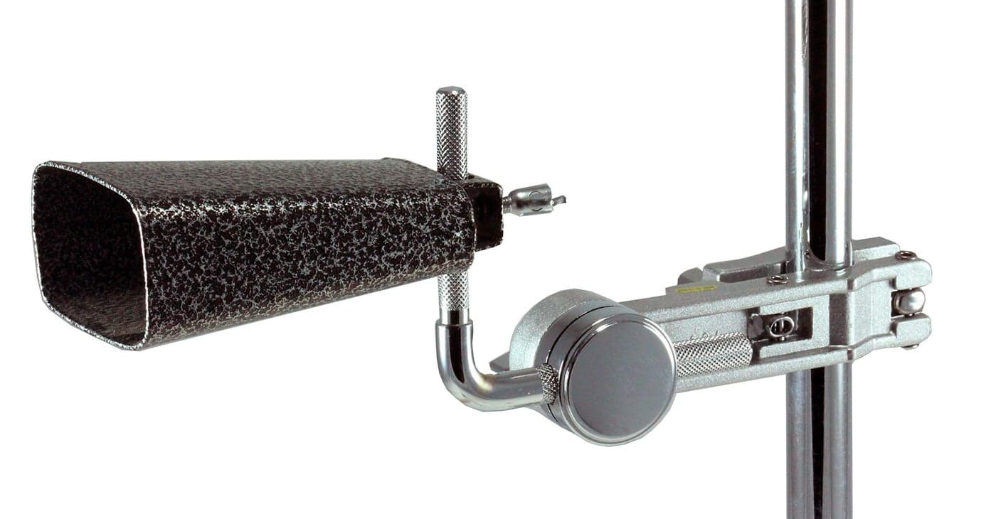 DRUMTOP CBM-1000 - Cowbell Mount with L-Rod - Adjustable Length & Angle Drum Clamp