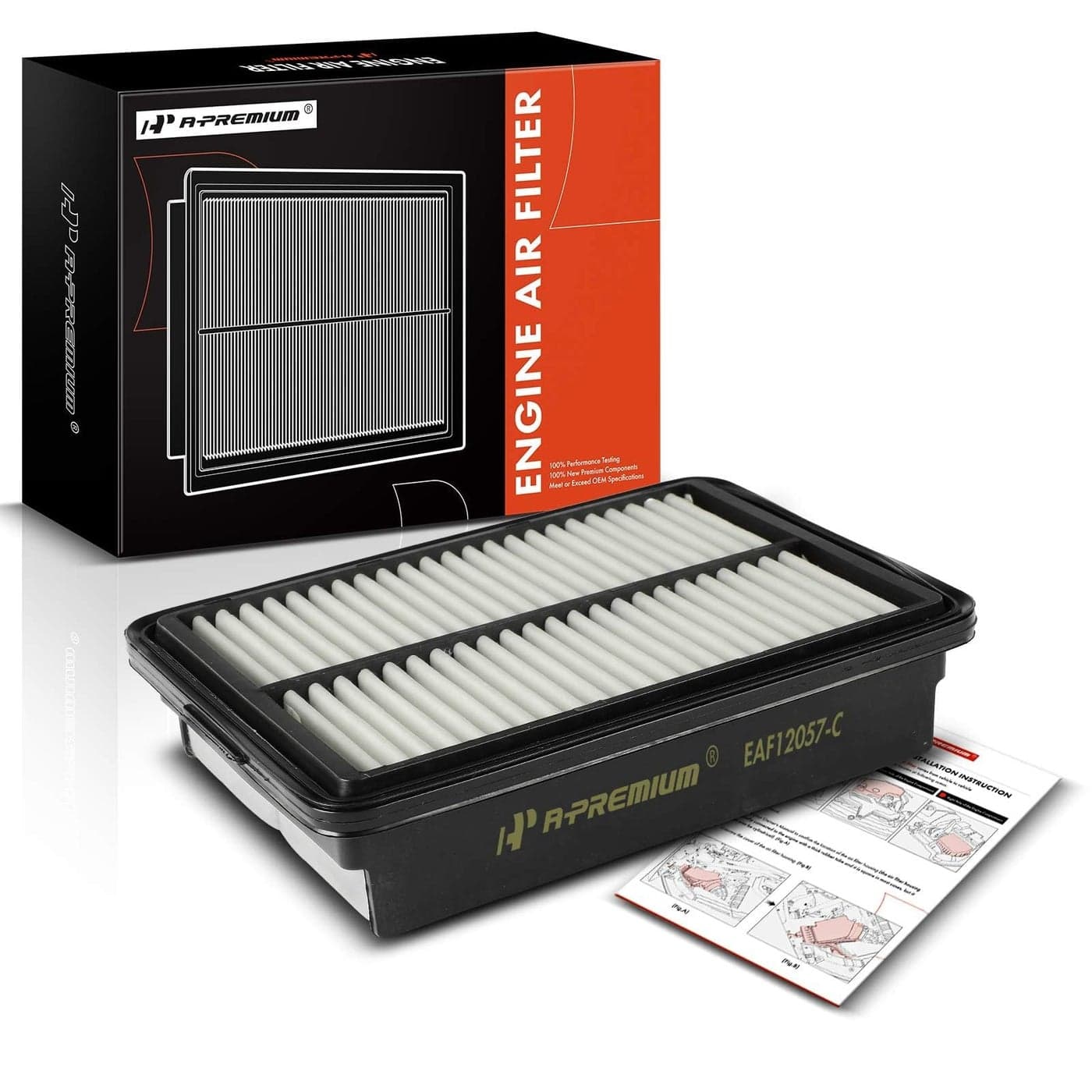 APremium Engine Air Filter Compatible with Hyundai Elantra1720 Kona1823 Veloster1921 Kia Forte1923 Forte52023 Soul2023 14L 16L 20L