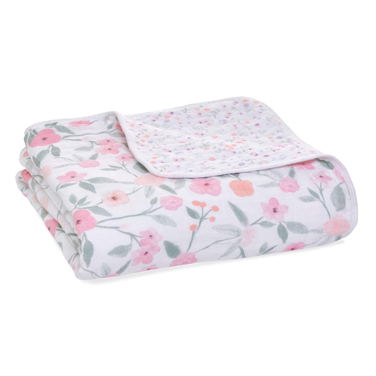 aden anais 100 Cotton Muslin Baby Blanket Crib Bedding for Newborn Baby and Toddler Nursery Blanket for Boys and Girls Baby Registry and Shower Gift Mon Fleur