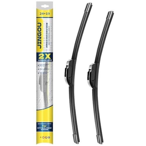 JINGOU 2419 Front Windshield Wiper Blades Compatible with 20022006 Toyota Camry 20042008 Toyota Solara OEM QUALITY Premium AllSeason Automotive Replacement WipersPack of 2