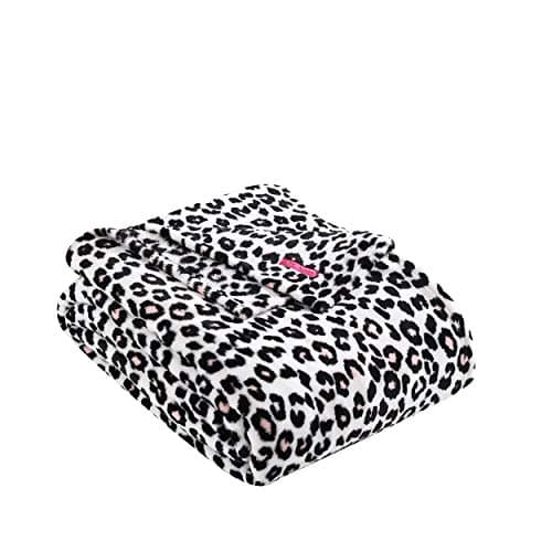 Betsey Johnson - Blanket, Ultra-Soft Plush Bedding, Warm & Cozy, Oversized Room Essentials (Leopard, King)