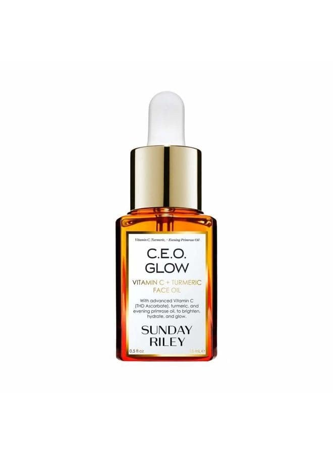 C.E.O. Glow Vitamin C & Turmeric Face Oil, 0.5 Fl Oz