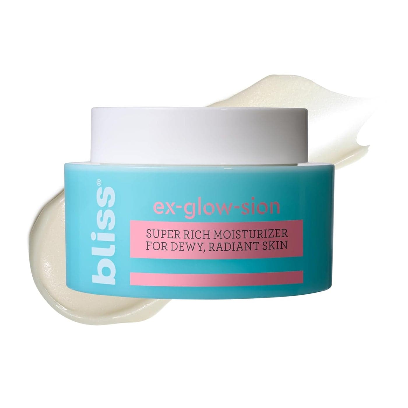 Bliss Exglowsion Super Rich Face Moisturizer for Dewy Radiant Skin Advanced Shea Butter Nourishes Hydrates 100 Vegan and CrueltyFree 17 fl oz