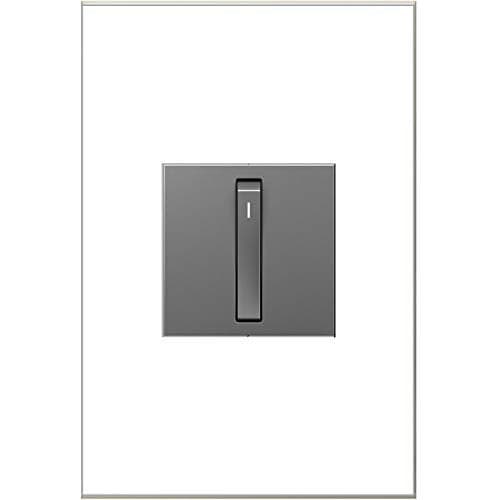 Legrand Adorne, Toggle 3 Way & Single Pole Light Switch, Magnesium, ASWR1532M4