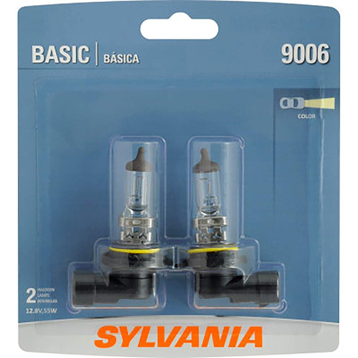 SYLVANIA 9006BP2 Basic Halogen Headlight Bulb 2 Pack