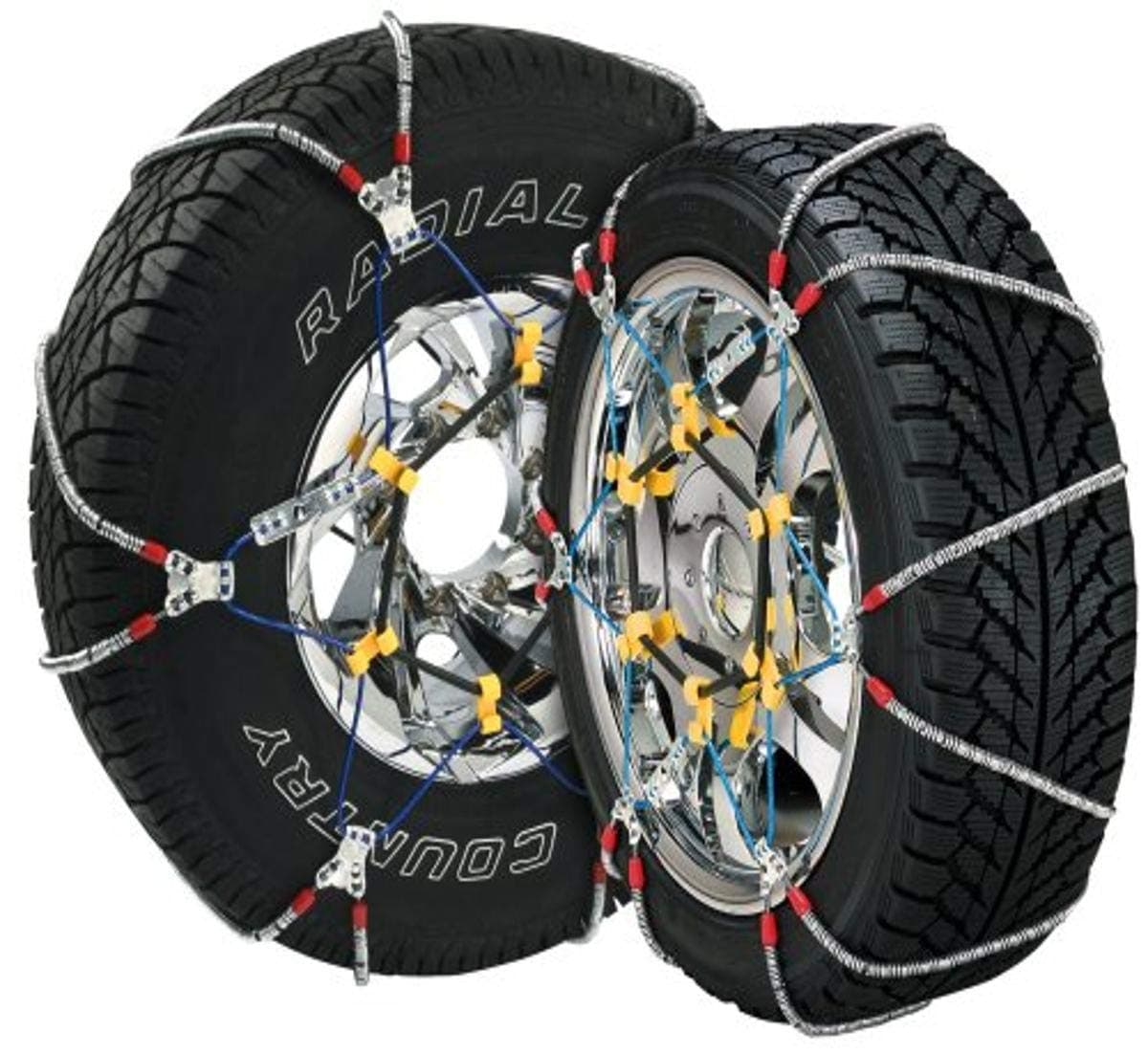 Security Chain Company SZ139 Super Z6 Cable Tire Chain for Passenger Cars, Pickups, and SUVs - Set of 2