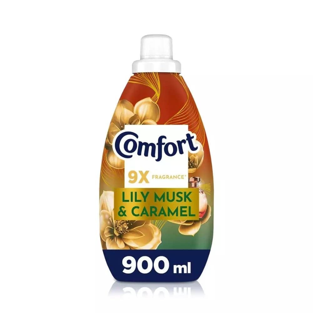 Comfort Concentrate Fabric Softener Lily Musk And Caramel Scented- 900ml