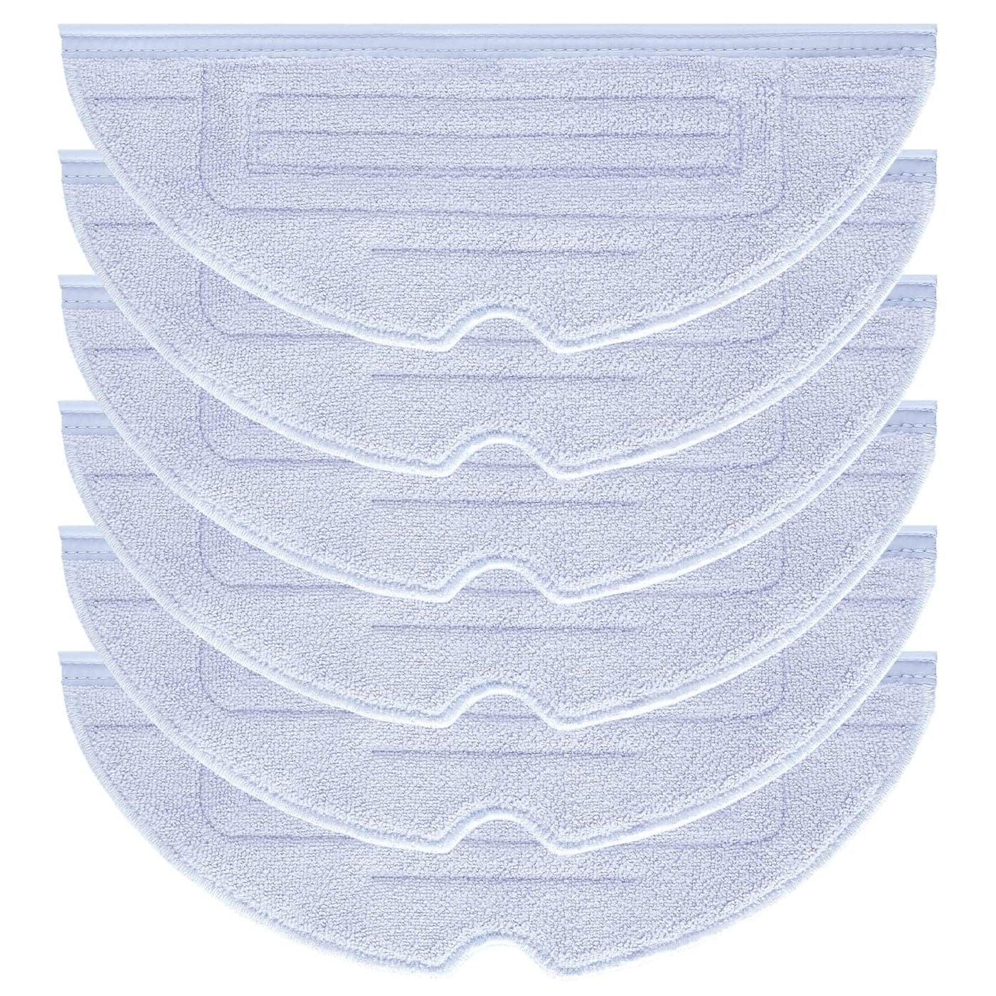 6 Pcs Mop Cloth Pad for Roborock S7 S7 S7 MaxV S7 MaxV Plus S7 MaxV Ultra S7 Pro Ultra S8 S8 Robot Vacuum Microfiber VibraRise Mopping Pad Replacement Accessory Blue Gray