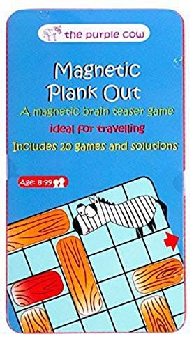 The Purple Cow Magnetic Travel Plank Out Game
