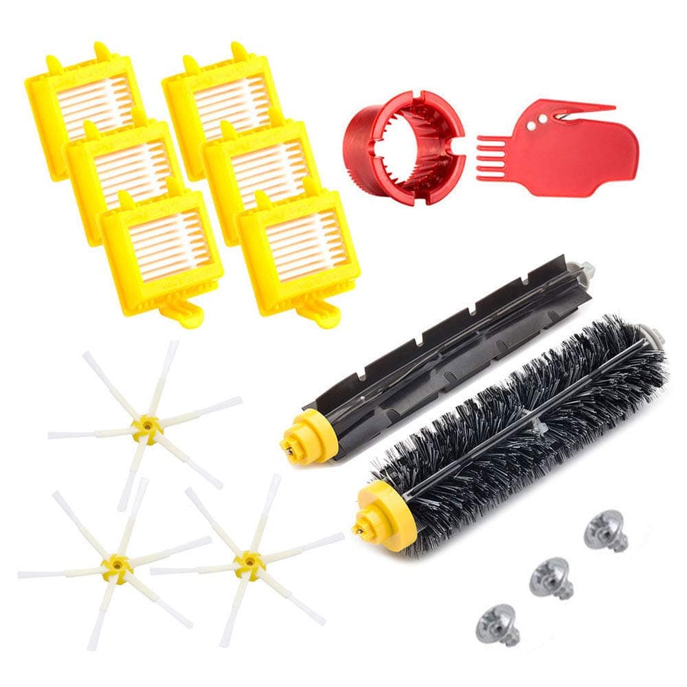 Neutop Upgraded Replacement Parts Accessories Kit Compatible with iRobot Roomba 700 Series 760 761 770 780 790 Robot Vacuum with Flexible Beater and Bristle Brush Hepa Filter Side Brush Cleaning Tool