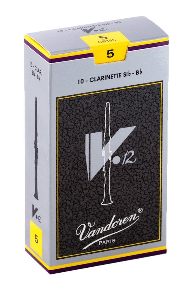 Vandoren CR195 Bb Clarinet V.12 Reeds Strength 5; Box of 10