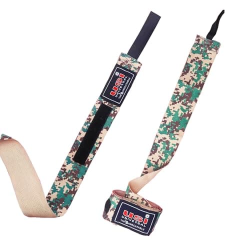 Usi Universal The Unbeatable Hand Wraps, 628CM Camo Shortwraps, Nylon Elastane with Camo Print Hand Wraps and Support, Boxing Protective Wraps with Hook & Loop Closure (2m (80"))