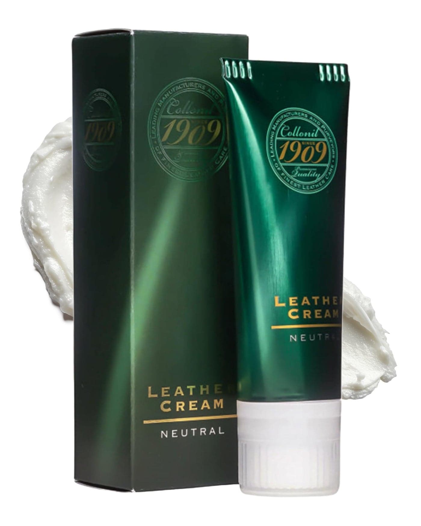 Collonil 1909 Leather Cream 2.53 Fl Oz - Nourishing Formula to Extend the Life of Leather Footwear and Meet the Highest Demands