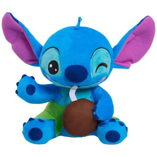 Disney Stitch Small Plush Stitch and Coconut Stuffed Animal Blue Alien