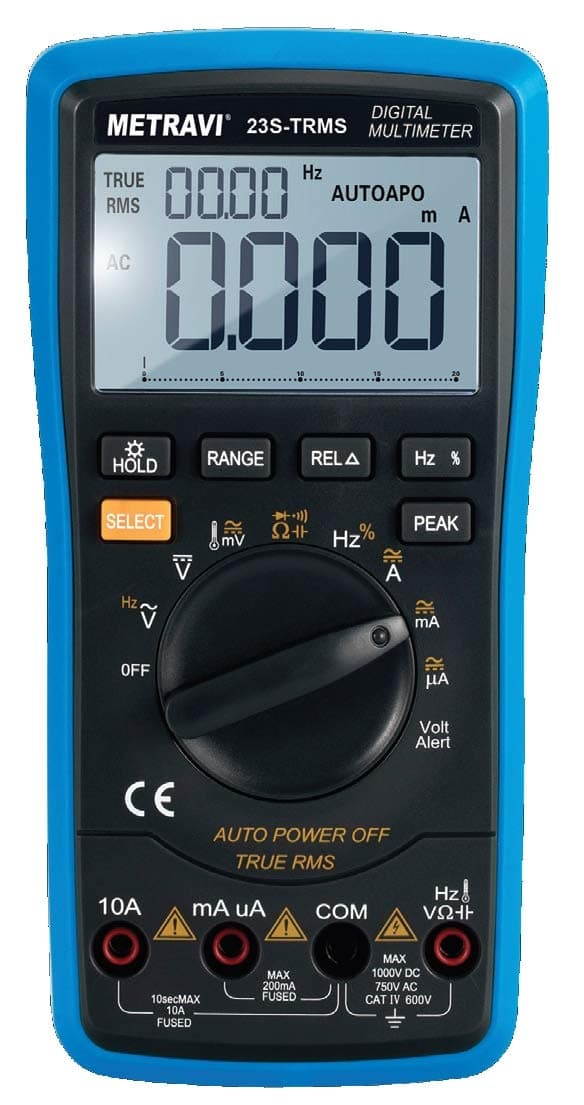 Metravi 23STRMS Digital TRMS Multimeter 20000 Counts