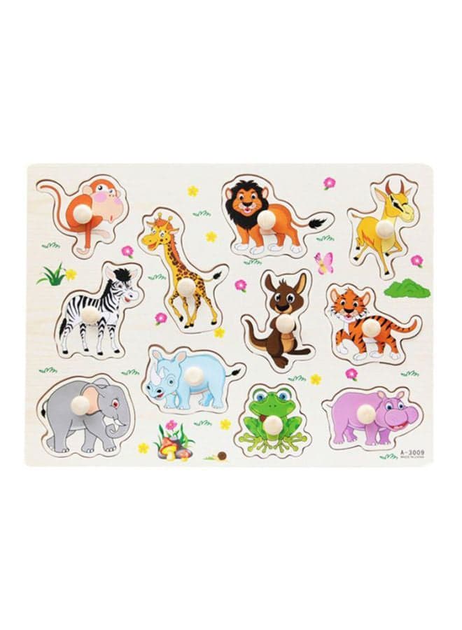 Educational Wooden Puzzle Set 30x0.5x22cm
