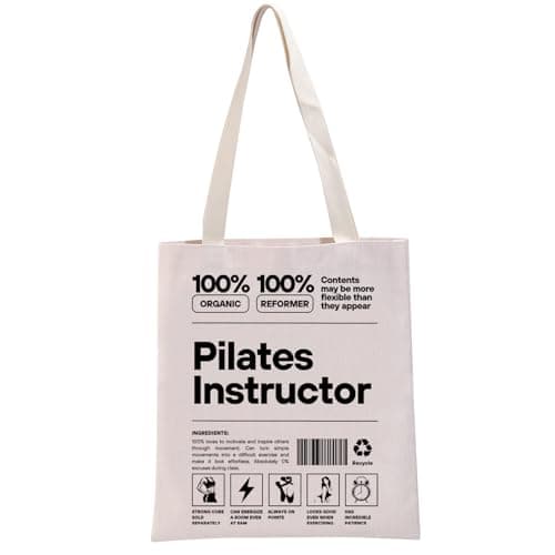G2TUP Pilates Lover Gift Tote Bag Pilates Instructor Appreciation Merch