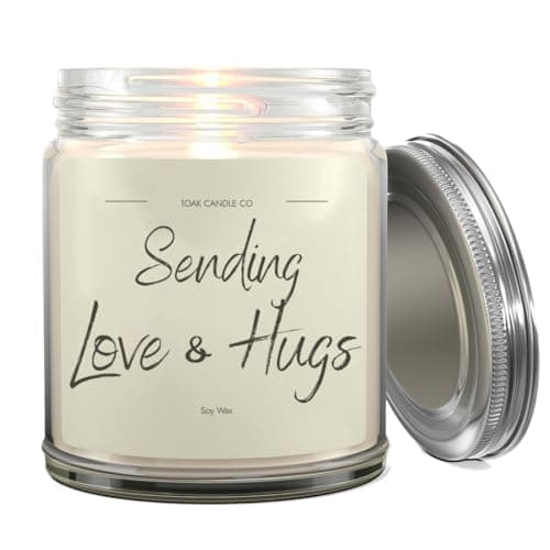 1OAK Vanilla Soy Candles - Big Hug Candle - Grief Gifts - Thinking of You Gifts for Women - Sympathy Gift - Condolence Gift - Sympathy Candle - Cheer Up