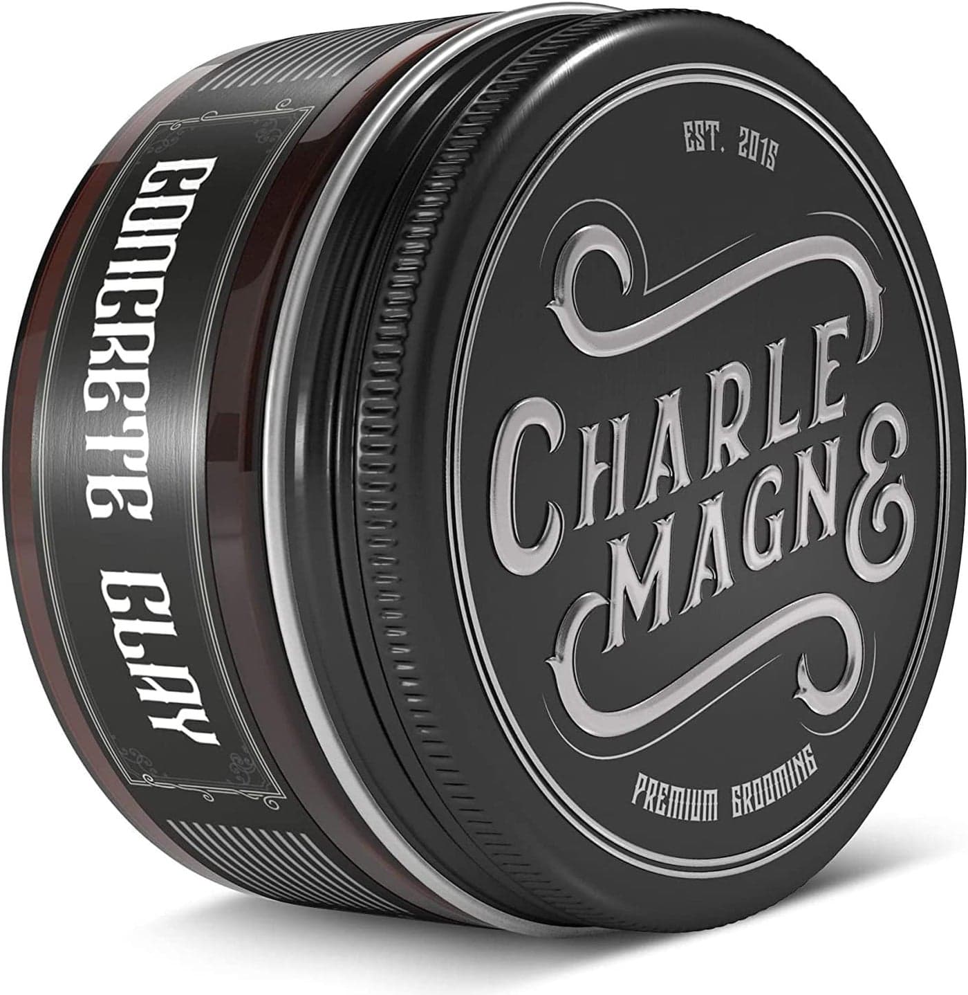 Charlemagne Concrete Clay Super Strong Hold Matte Look Pomade Hair Wax for Men and Men 100 ml Greasefree Styling Cream Hair Wax Made in UK Barber Quality