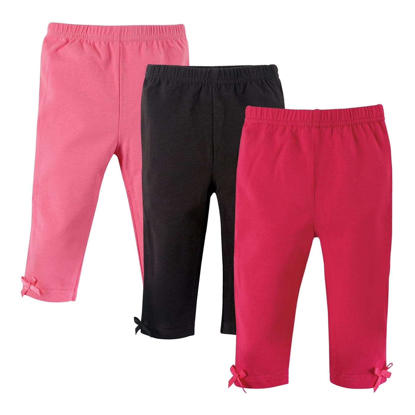 Hudson Baby Unisex Baby Cotton Pants and Leggings Pink Black 1824 Months