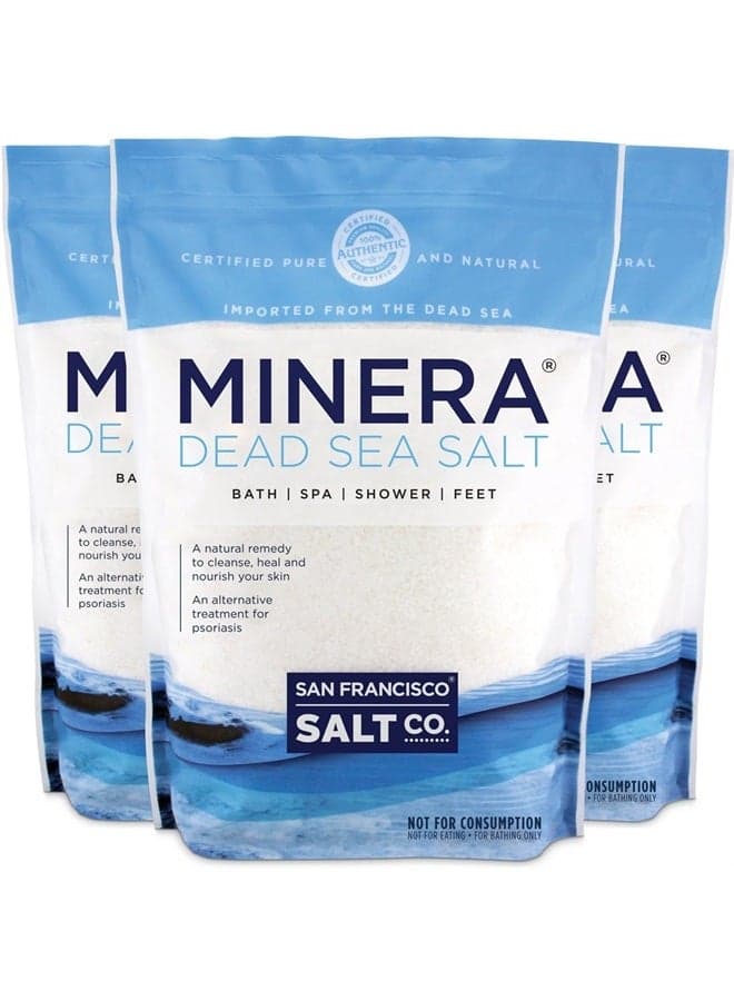 Dead Sea Salt - 15 lb. (Qty 3 x 5 lb. Bags) Fine Grain